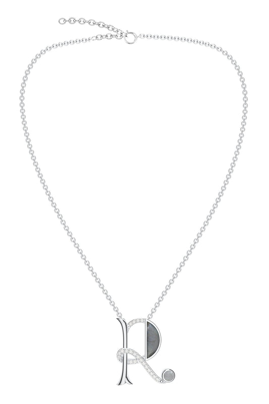 Contemporary Moissanite Pendant Necklace 