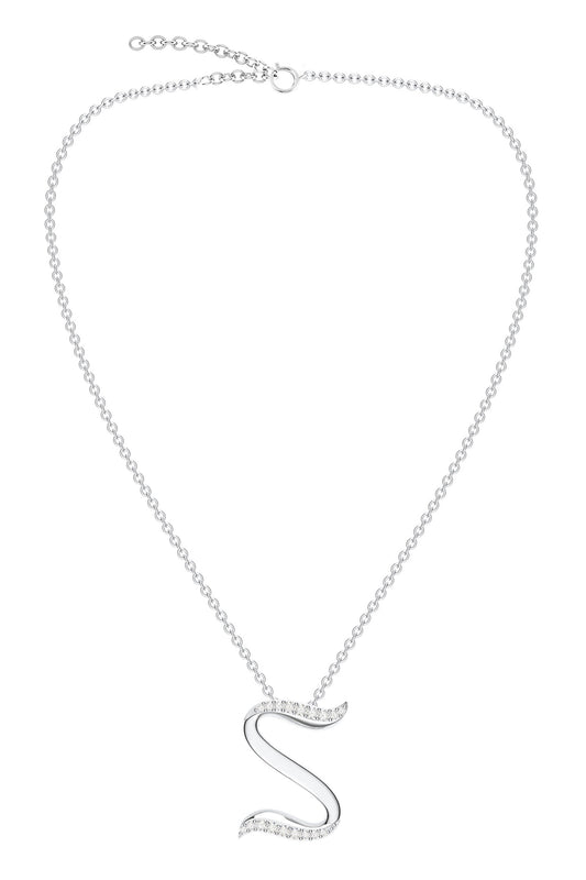 Moissanite Sterling Silver Pendant Necklace 