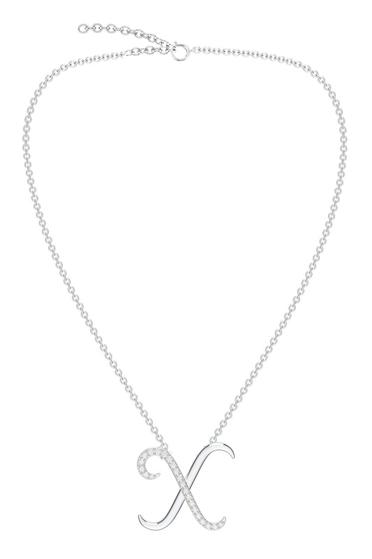 Moissanite Silver Pendant Necklace 