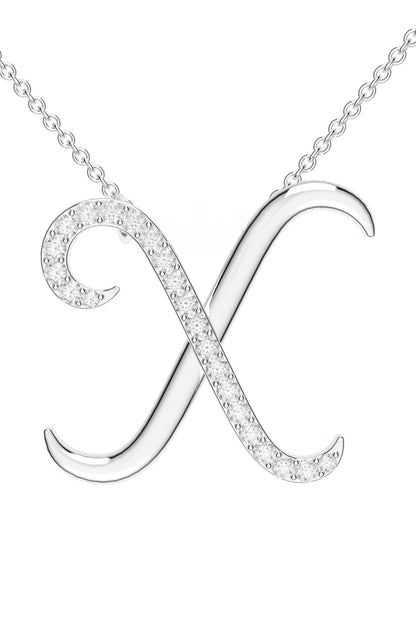 Moissanite Silver Pendant Necklace 
