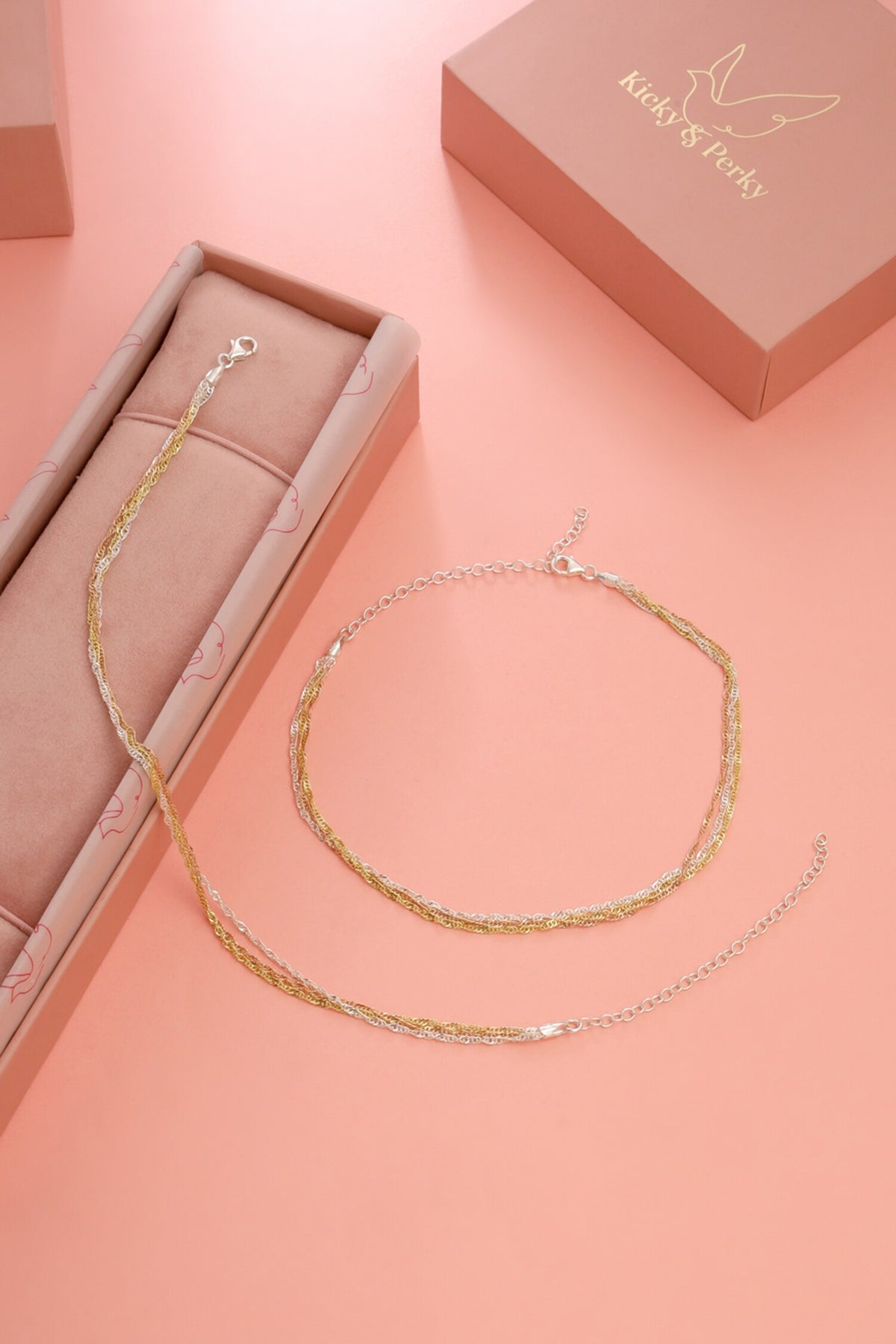 Sterling Silver Adjustable Anklets 