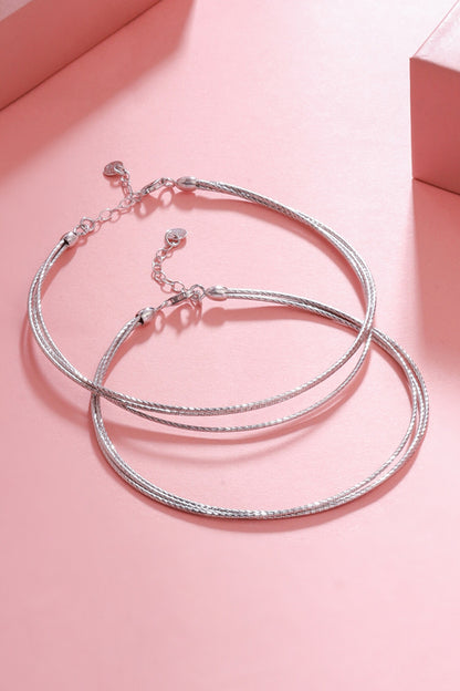 Designer Sterling Silver Anklets 