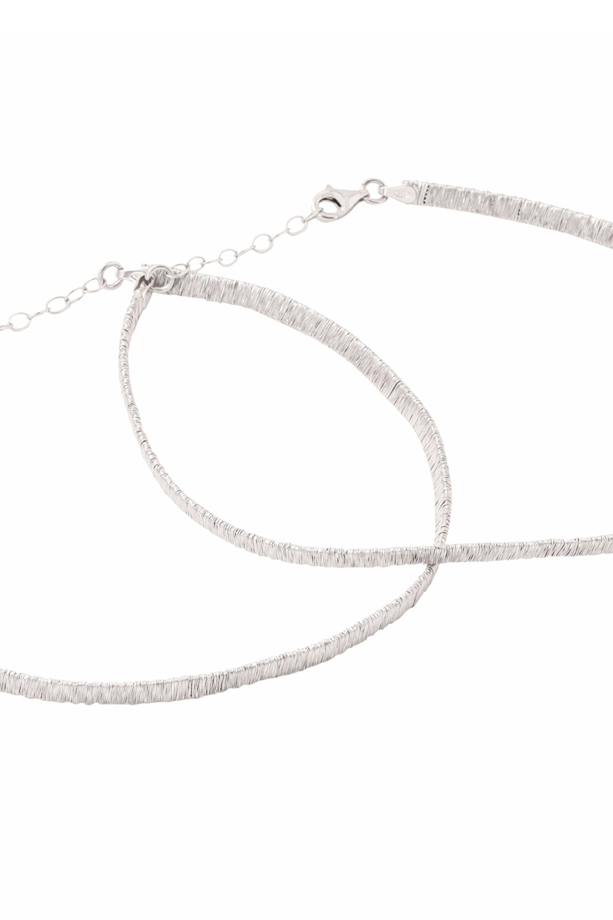 Silver Designer Payal Anklet Set 