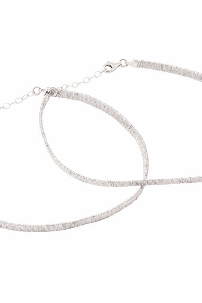 Silver Designer Payal Anklet Set 
