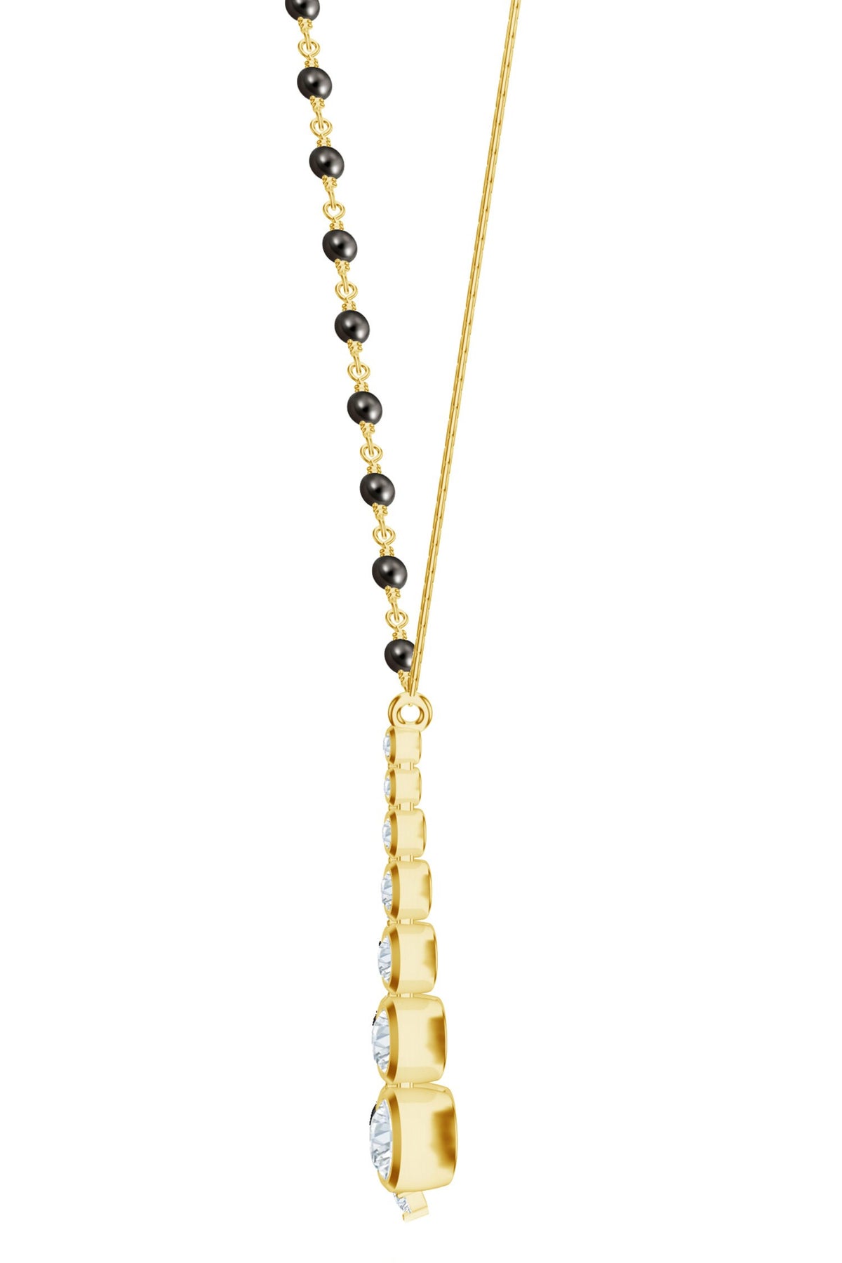 Contemporary Designer Gold Mangalsutra 