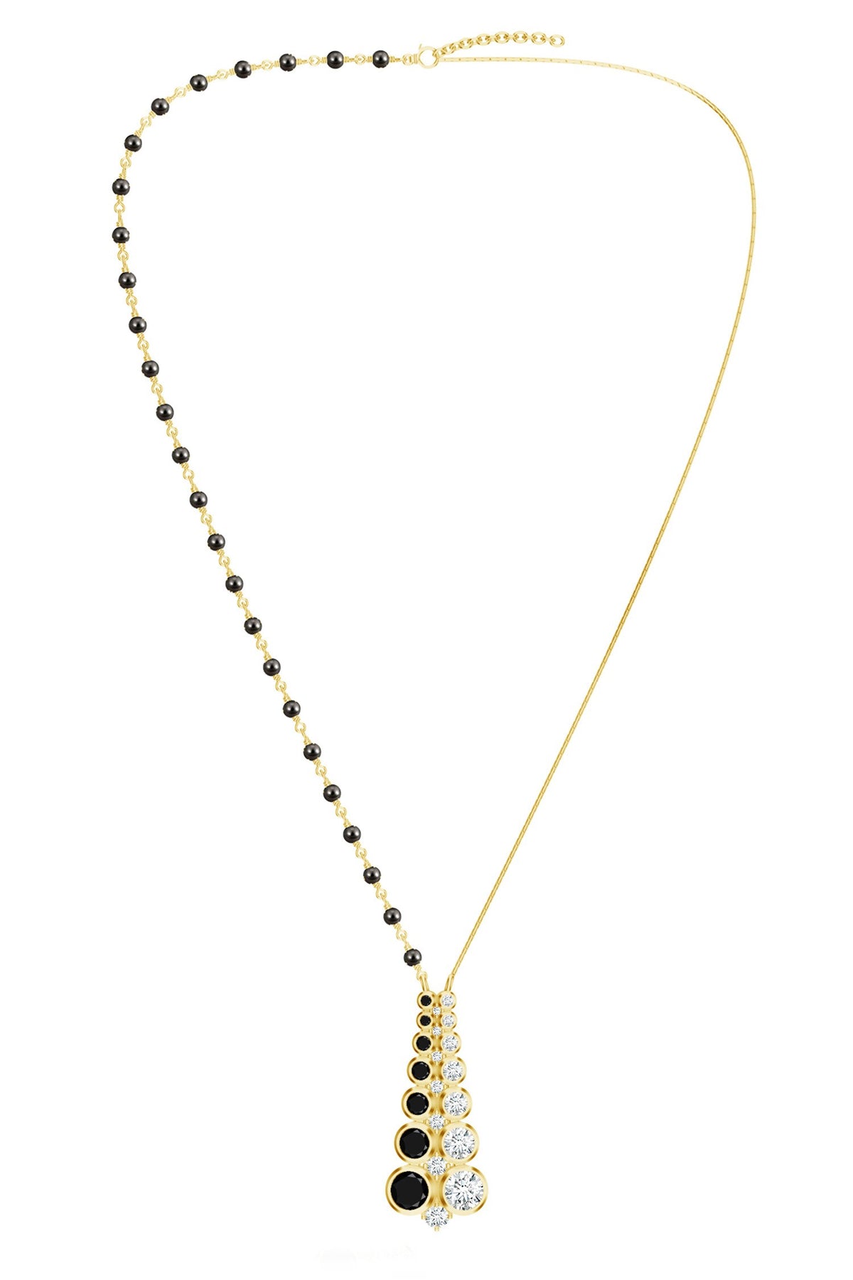 Contemporary Designer Gold Mangalsutra 