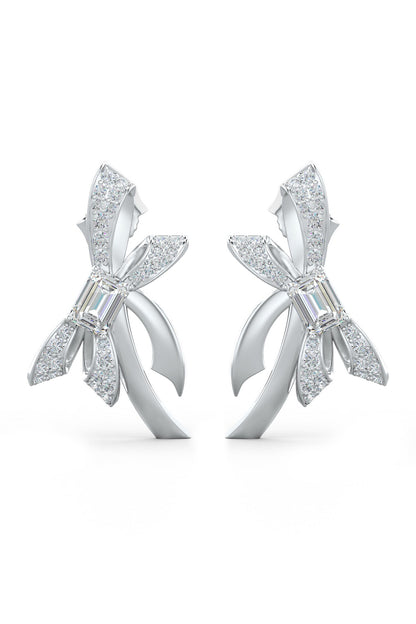 Designer Moissanite Stud Earrings 