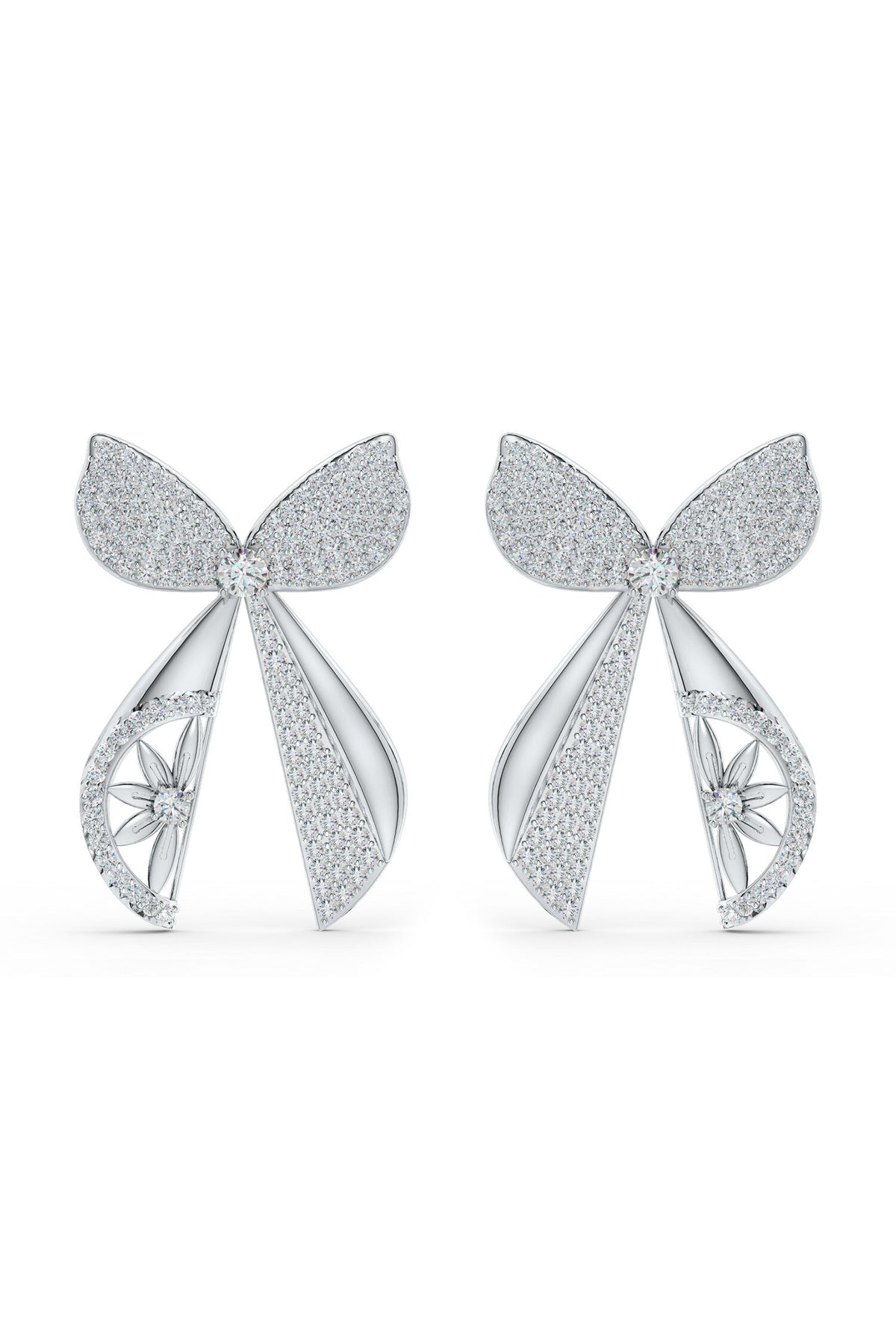 Designer Moissanite Dangler Earrings 