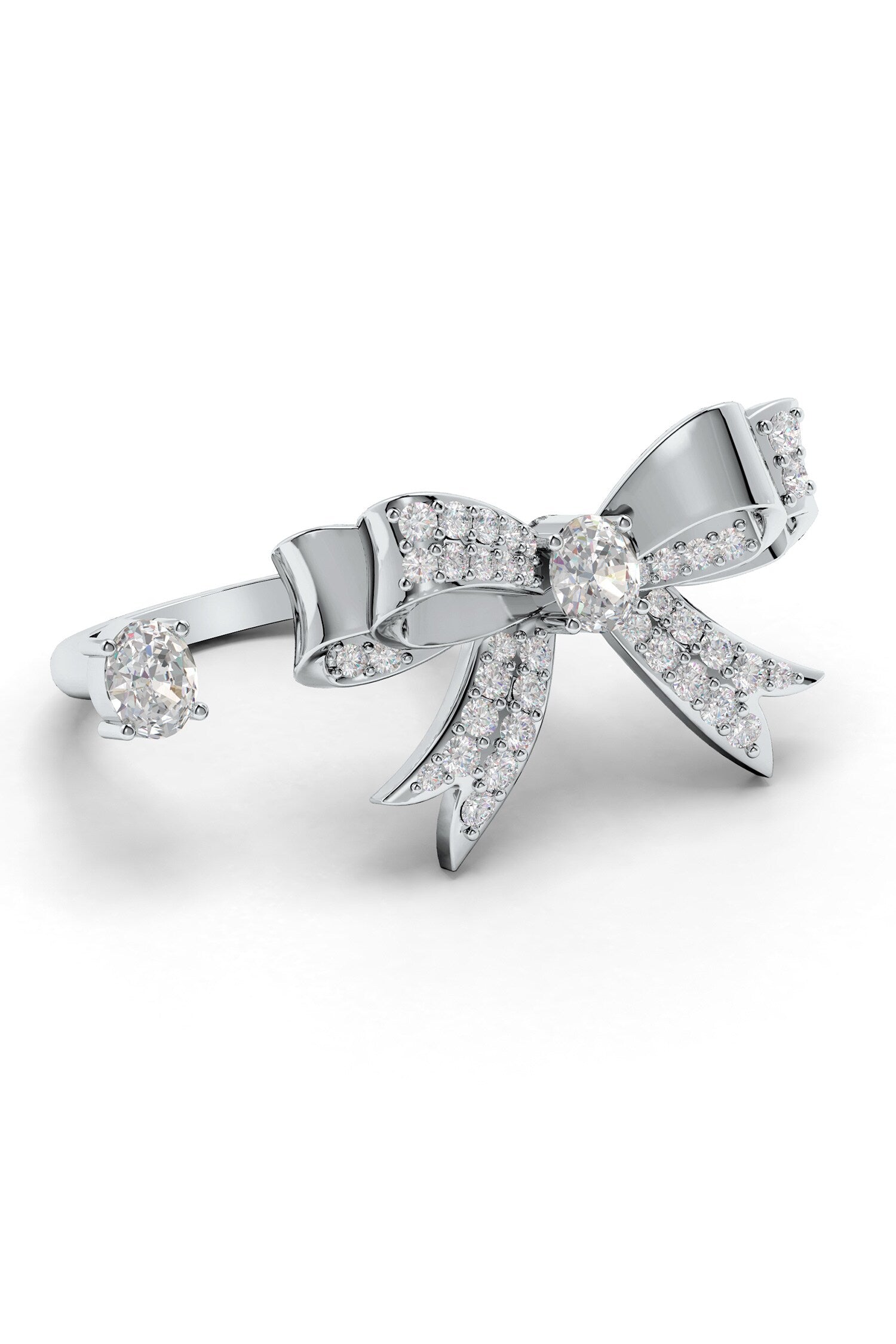 Designer Moissanite Bow Ring 