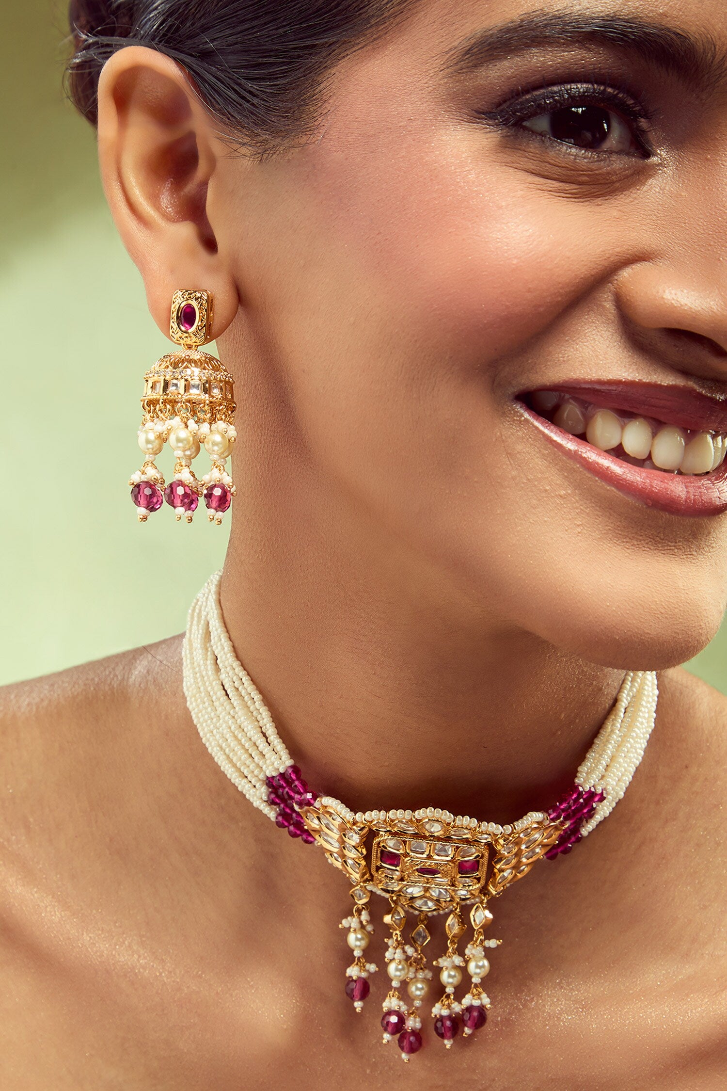 Ruby Designer Jewellery Set 