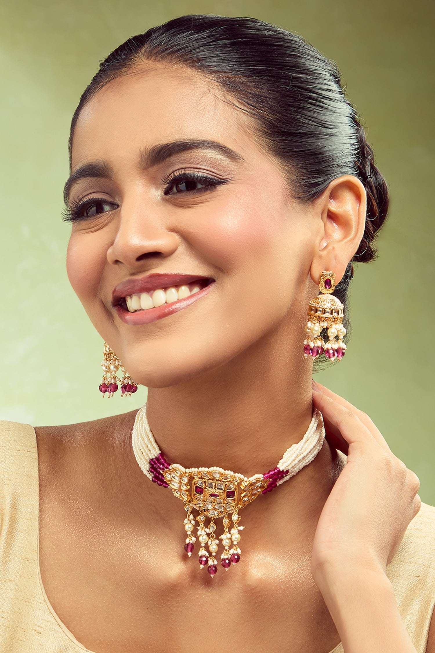 Ruby Designer Jewellery Set 