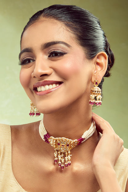 Ruby Designer Jewellery Set 