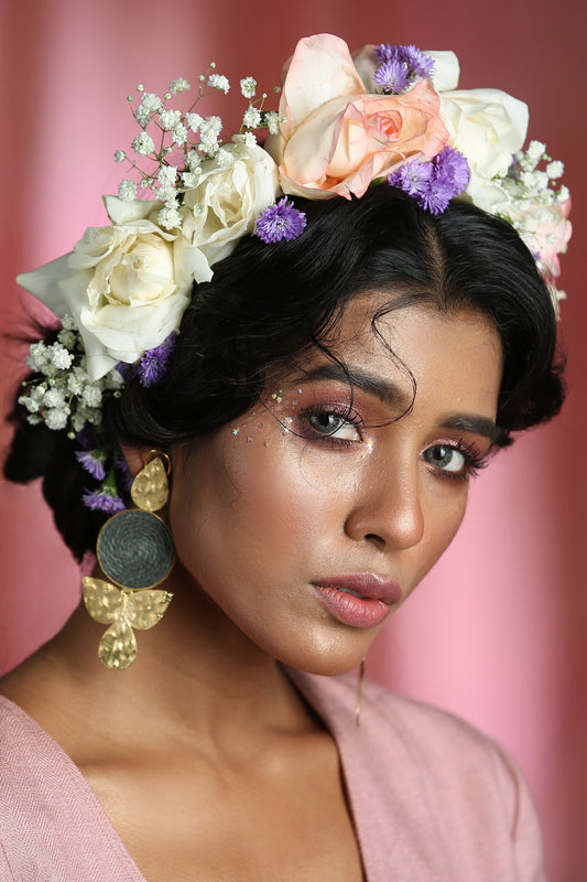 Contemporary Gold Plated Danglers 