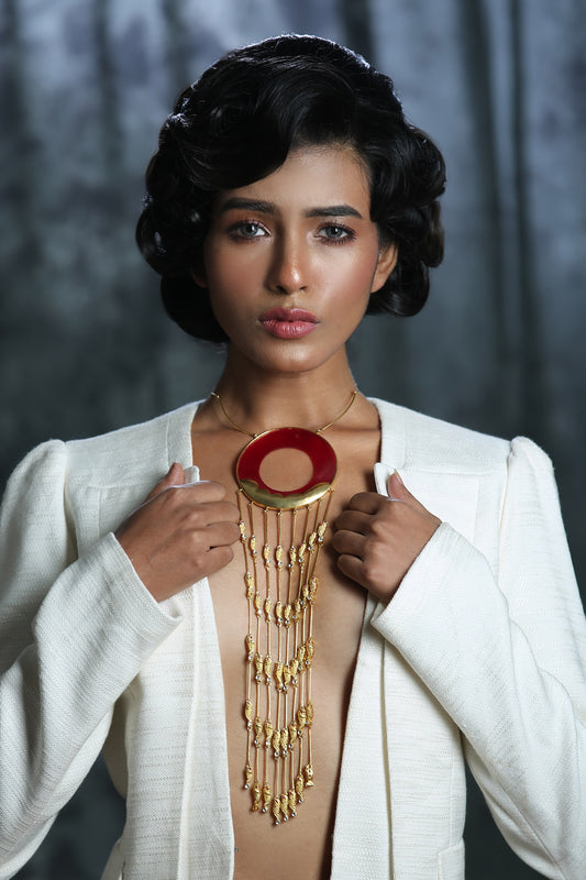 Contemporary Long Necklace 