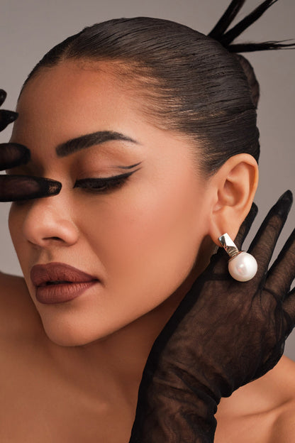 Princess Drops Chrome Earrings 