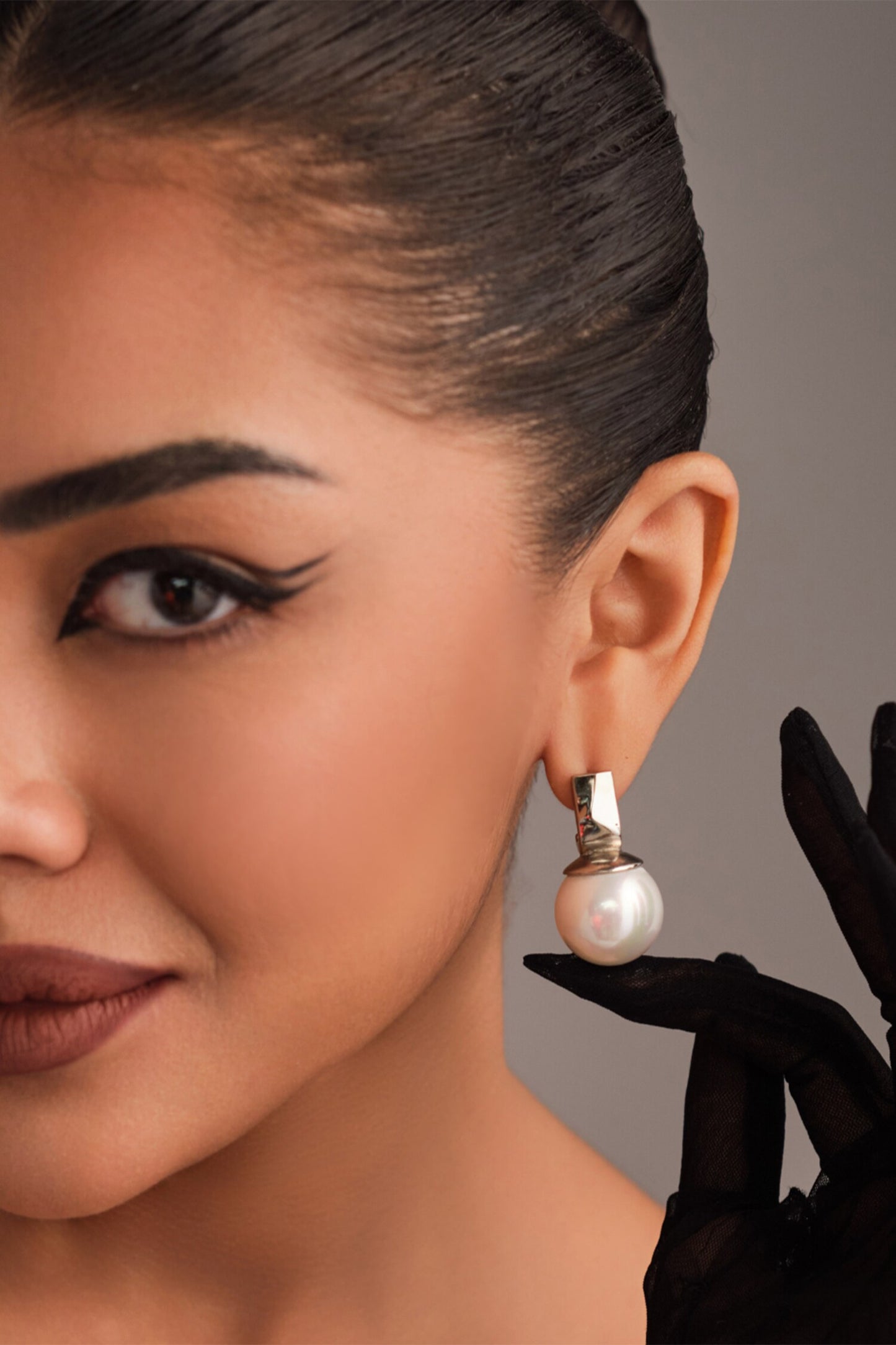 Princess Drops Chrome Earrings 