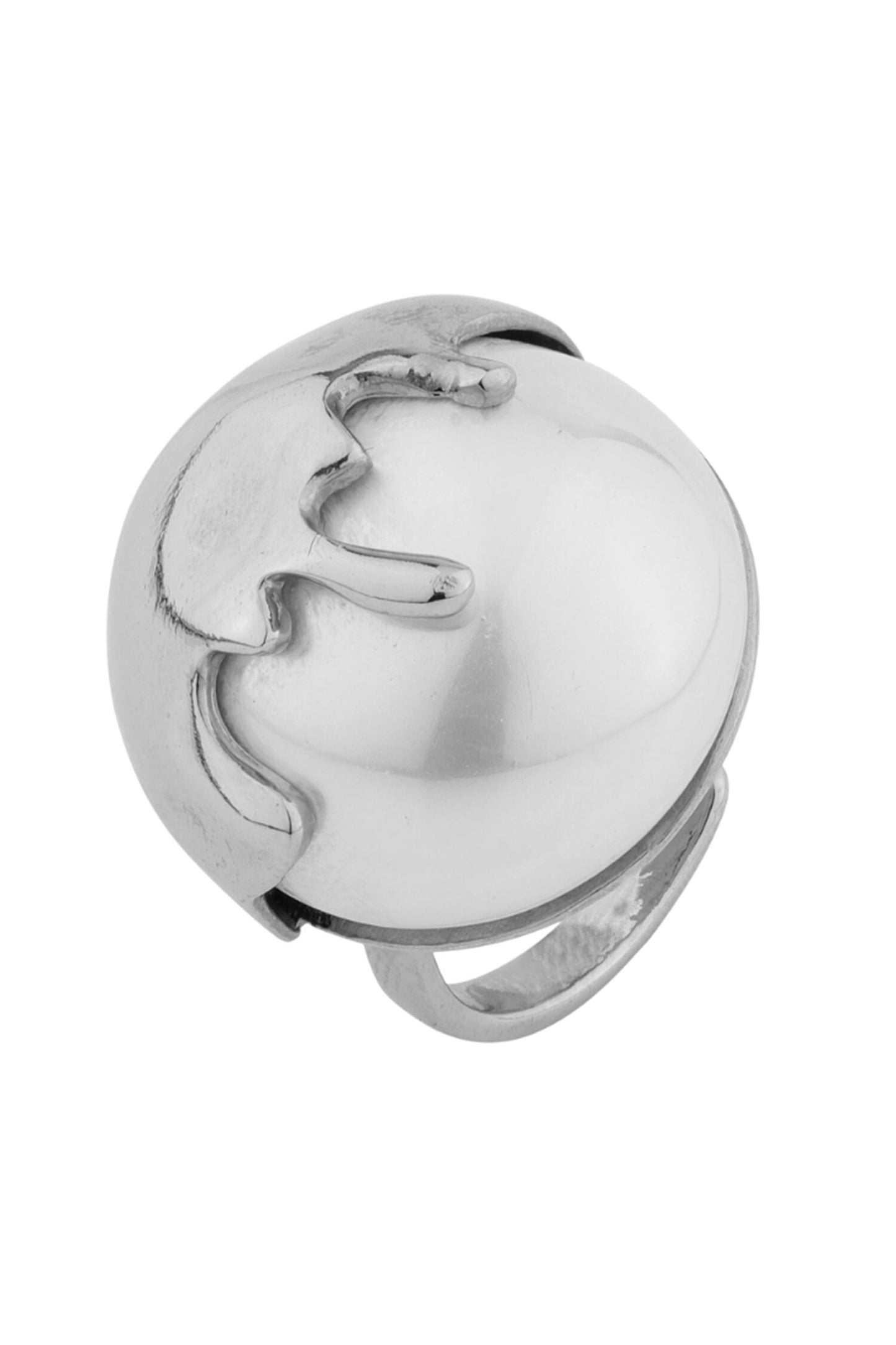 Dune Ring - Chrome 