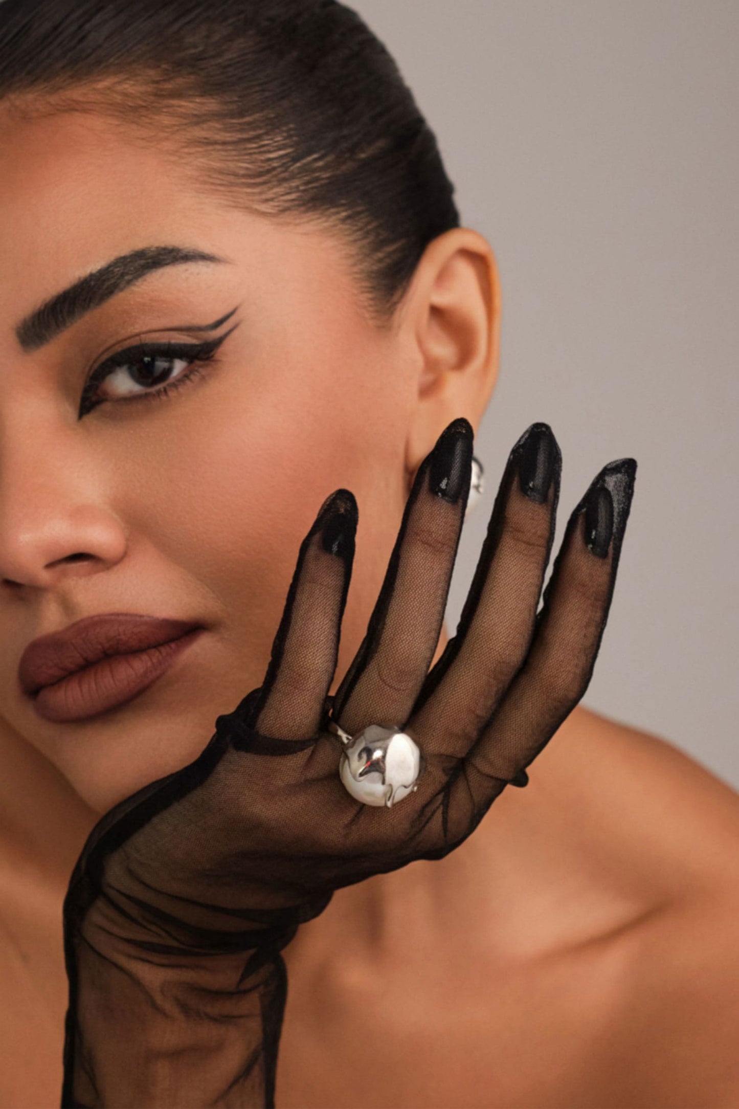 Dune Ring - Chrome 