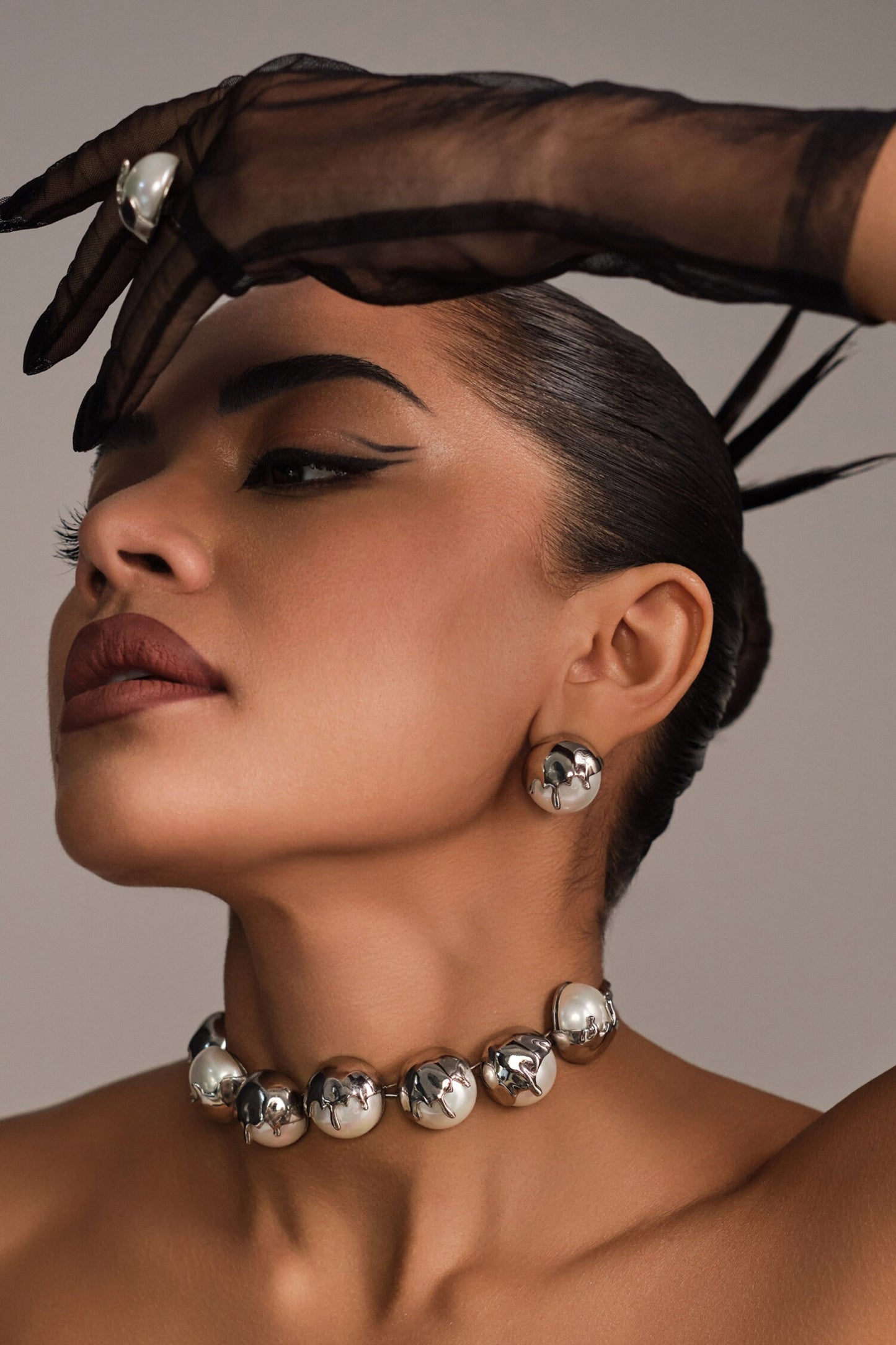 Dune Choker - Chrome 