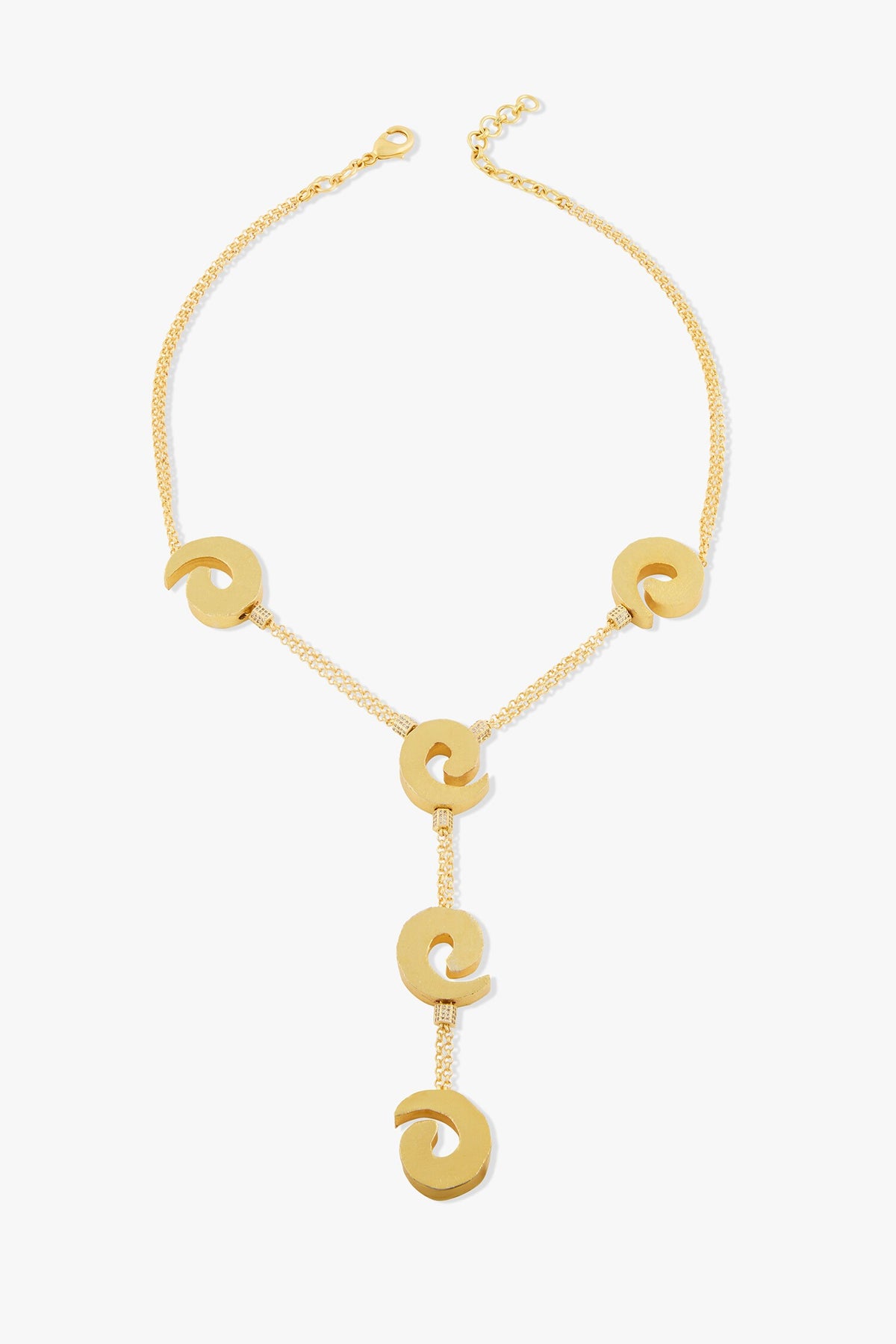 Gold Plated Solene Pendant Necklace 