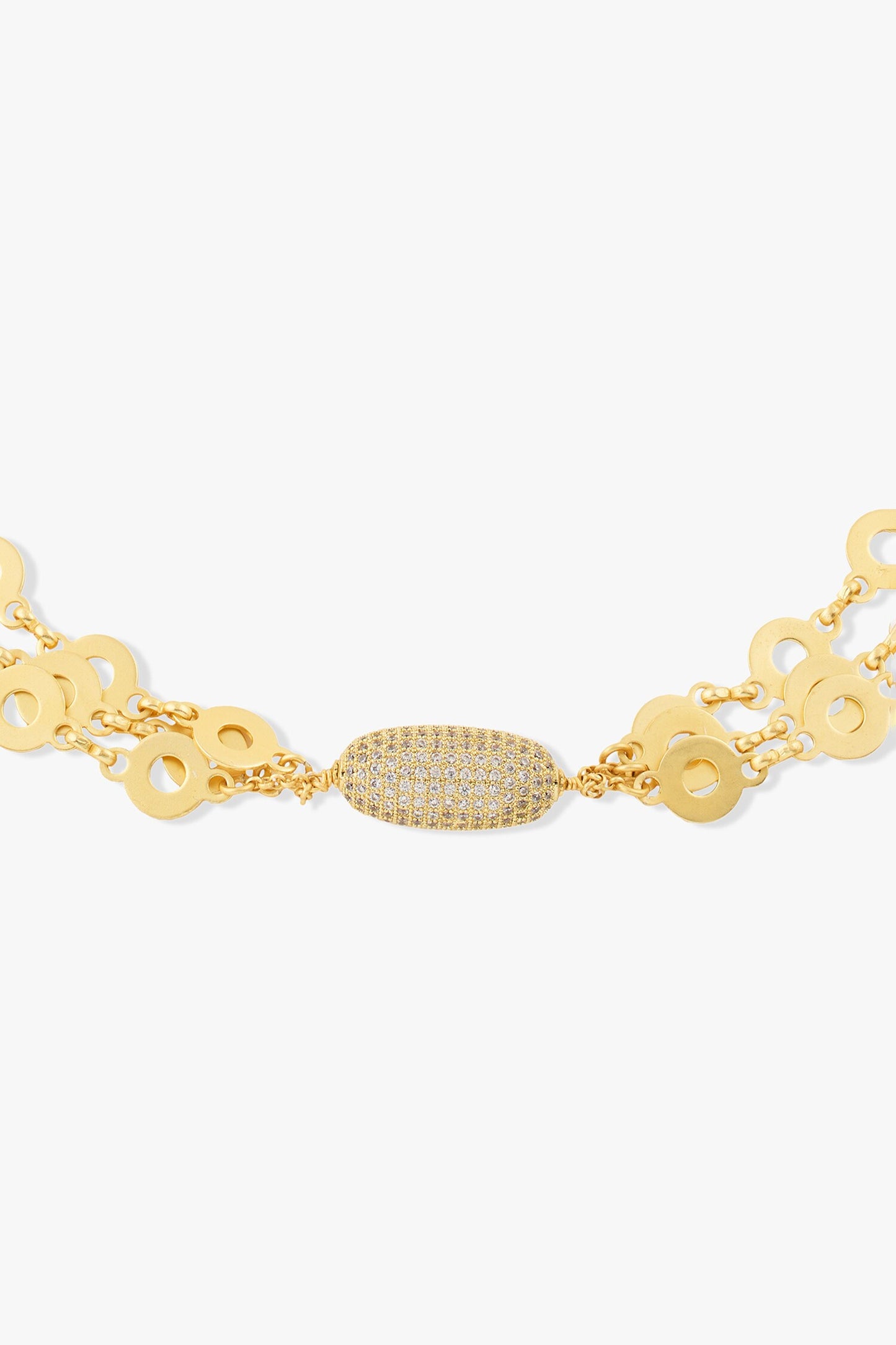 Anina Gold Tone Necklace 