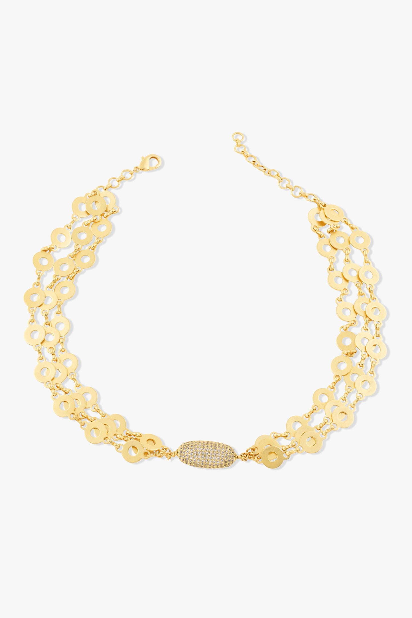 Anina Gold Tone Necklace 