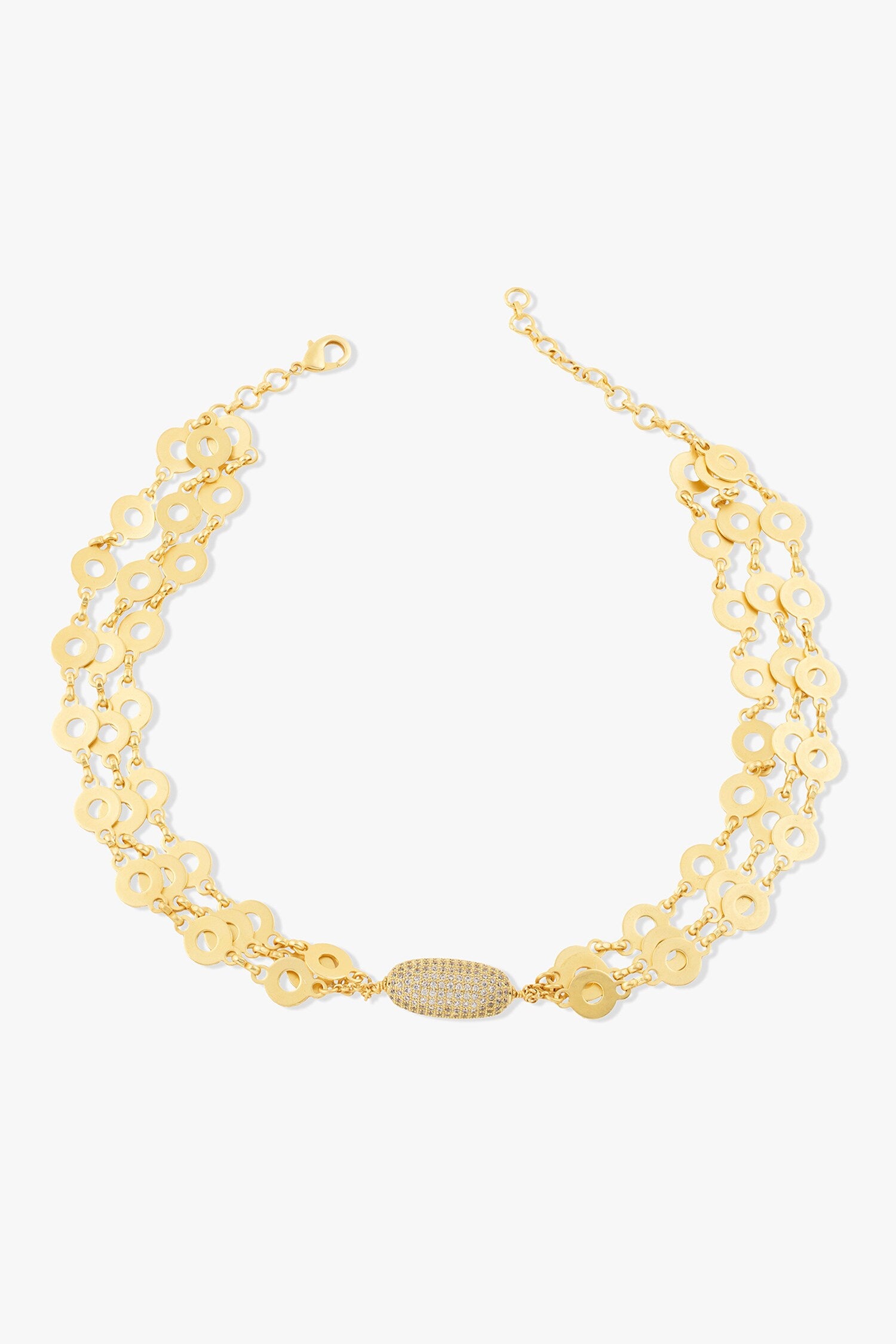 Anina Gold Tone Necklace 