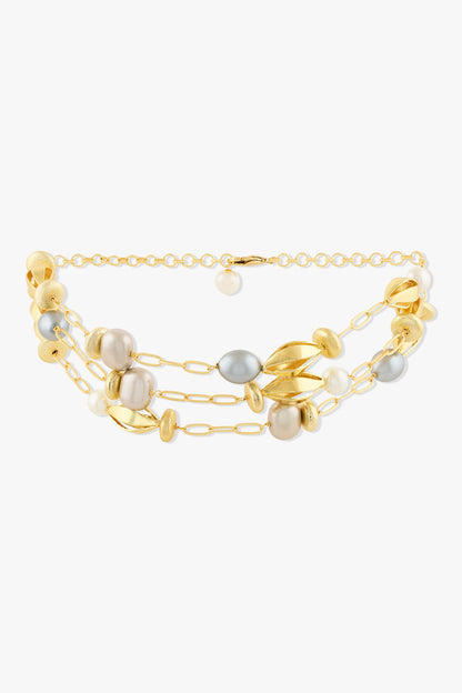 Mireya Choker with Baroque Pearls 