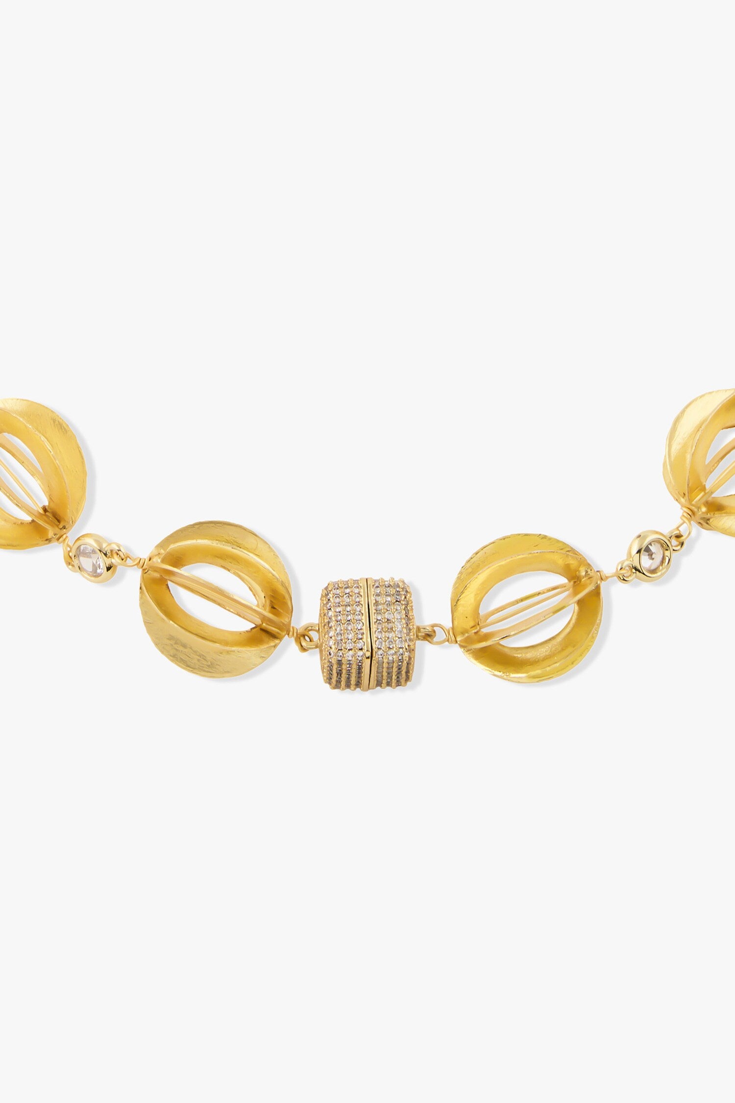 Meloura Gold Choker Necklace 
