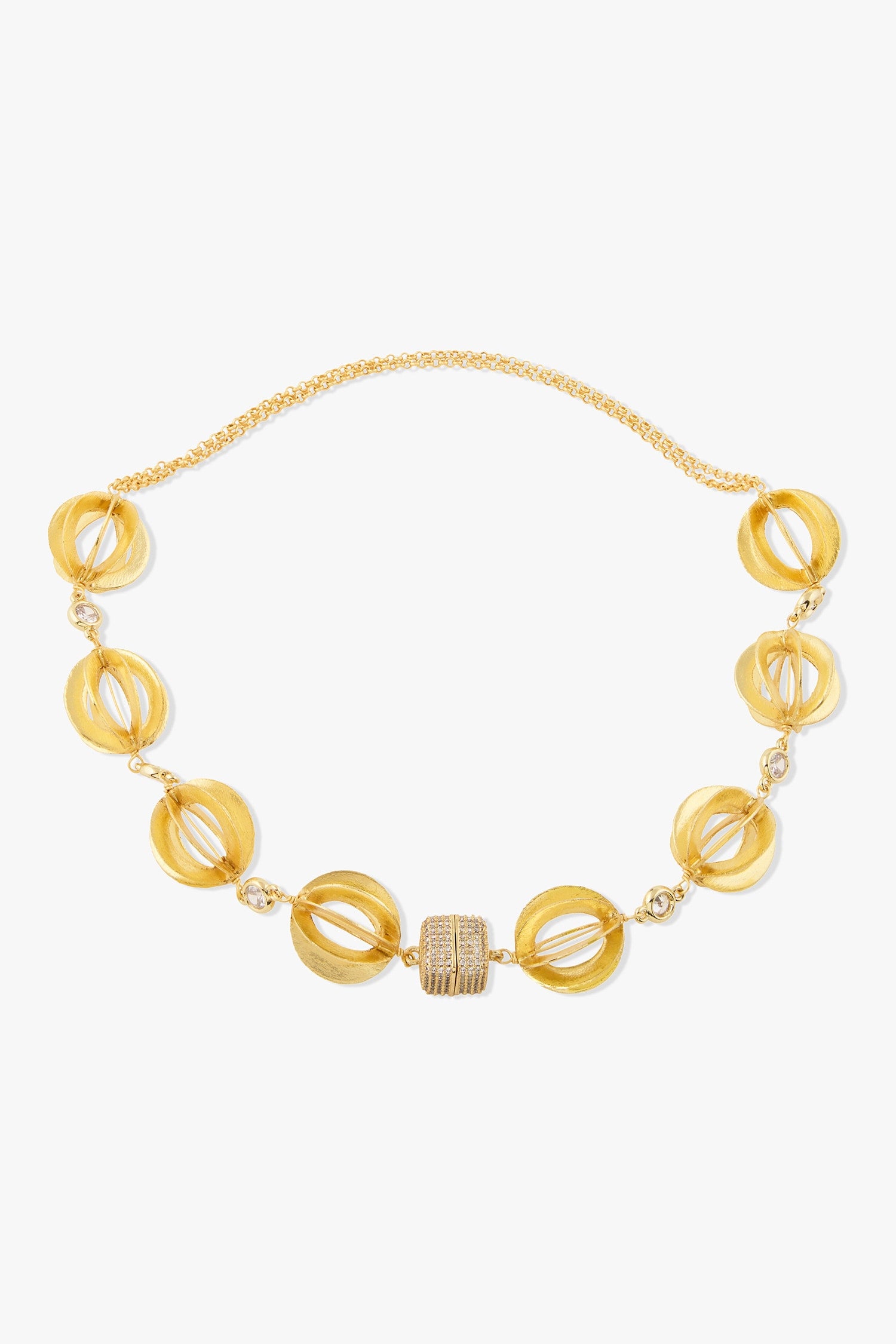 Meloura Gold Choker Necklace 