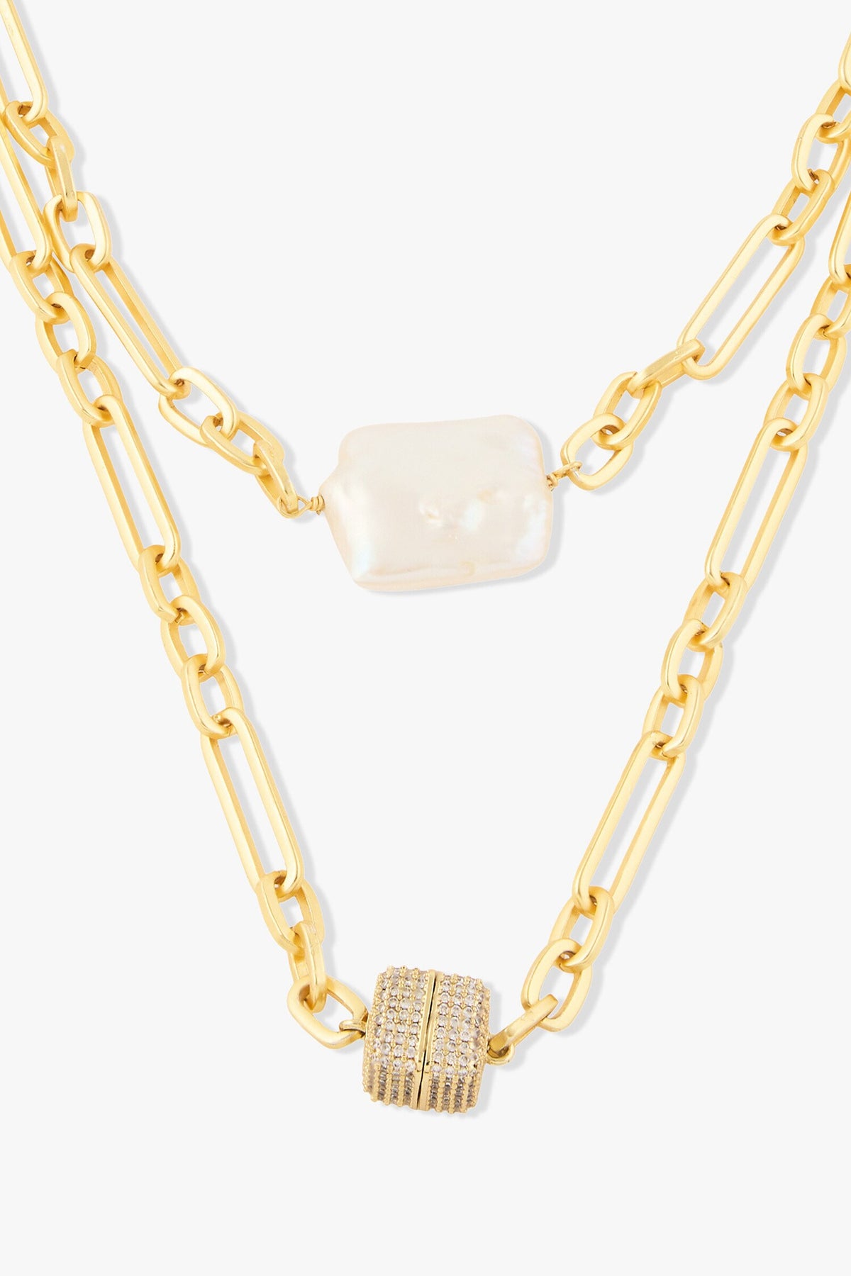 Uzara Baroque Pearl Necklace 