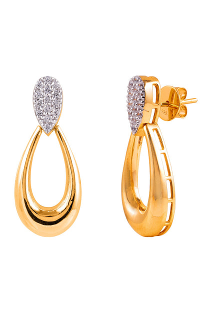 Zorina Medium Dome Earrings 