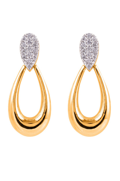 Zorina Medium Dome Earrings 