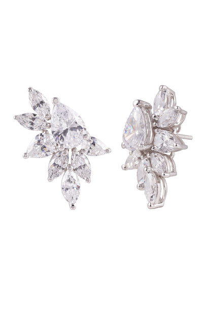 Camellia Mixed-Cut Studs 