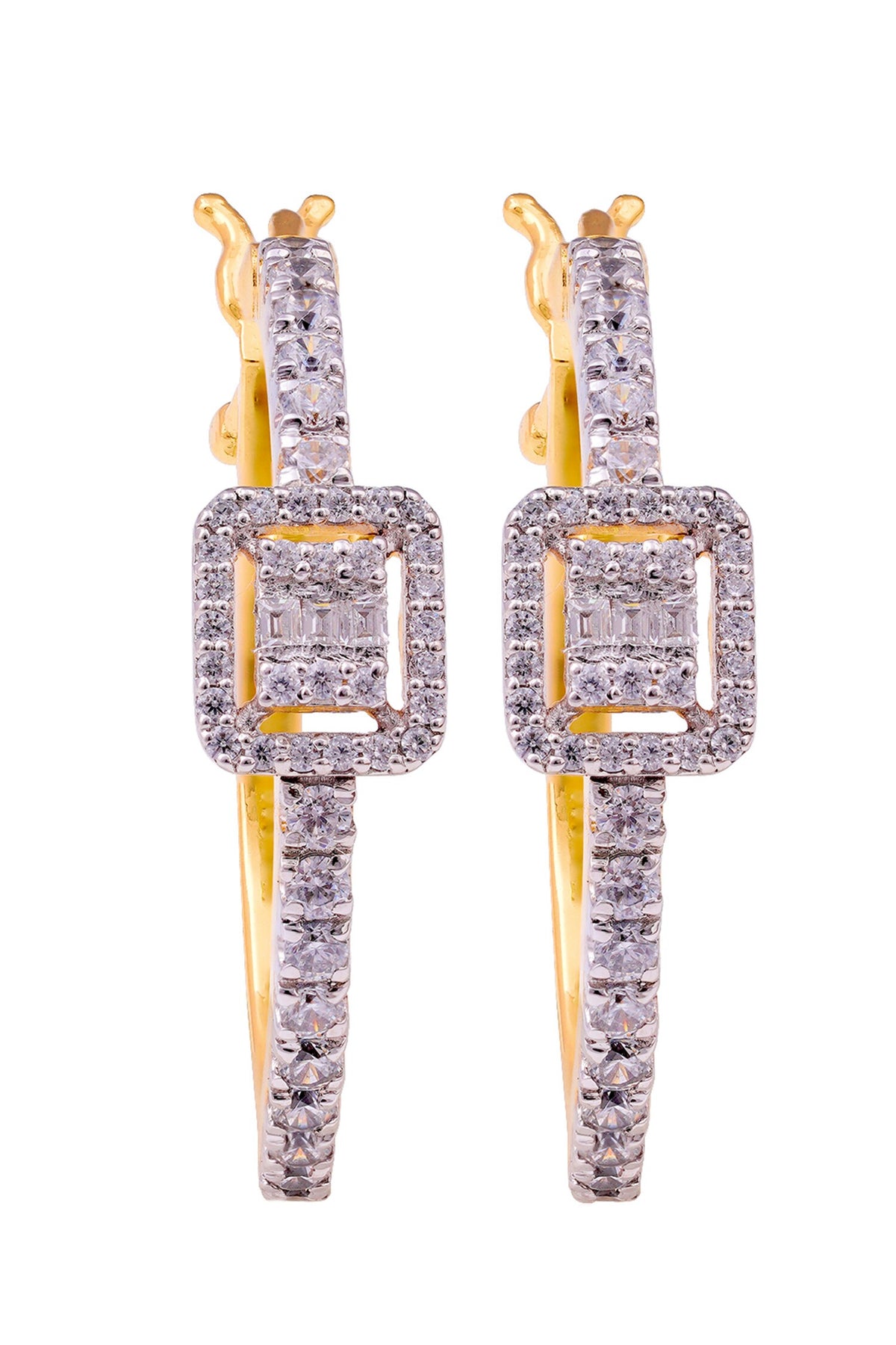 Elanor Gold Plated Hoop Earrings 