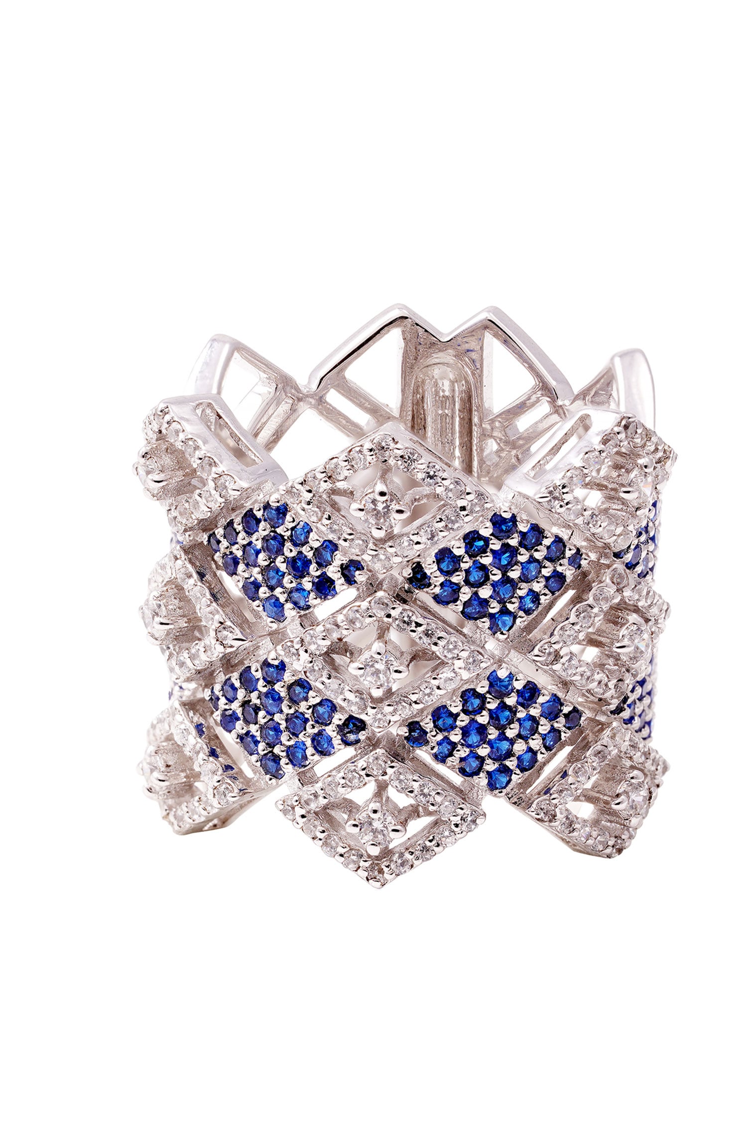 Obsidian Blue Designer Ring 