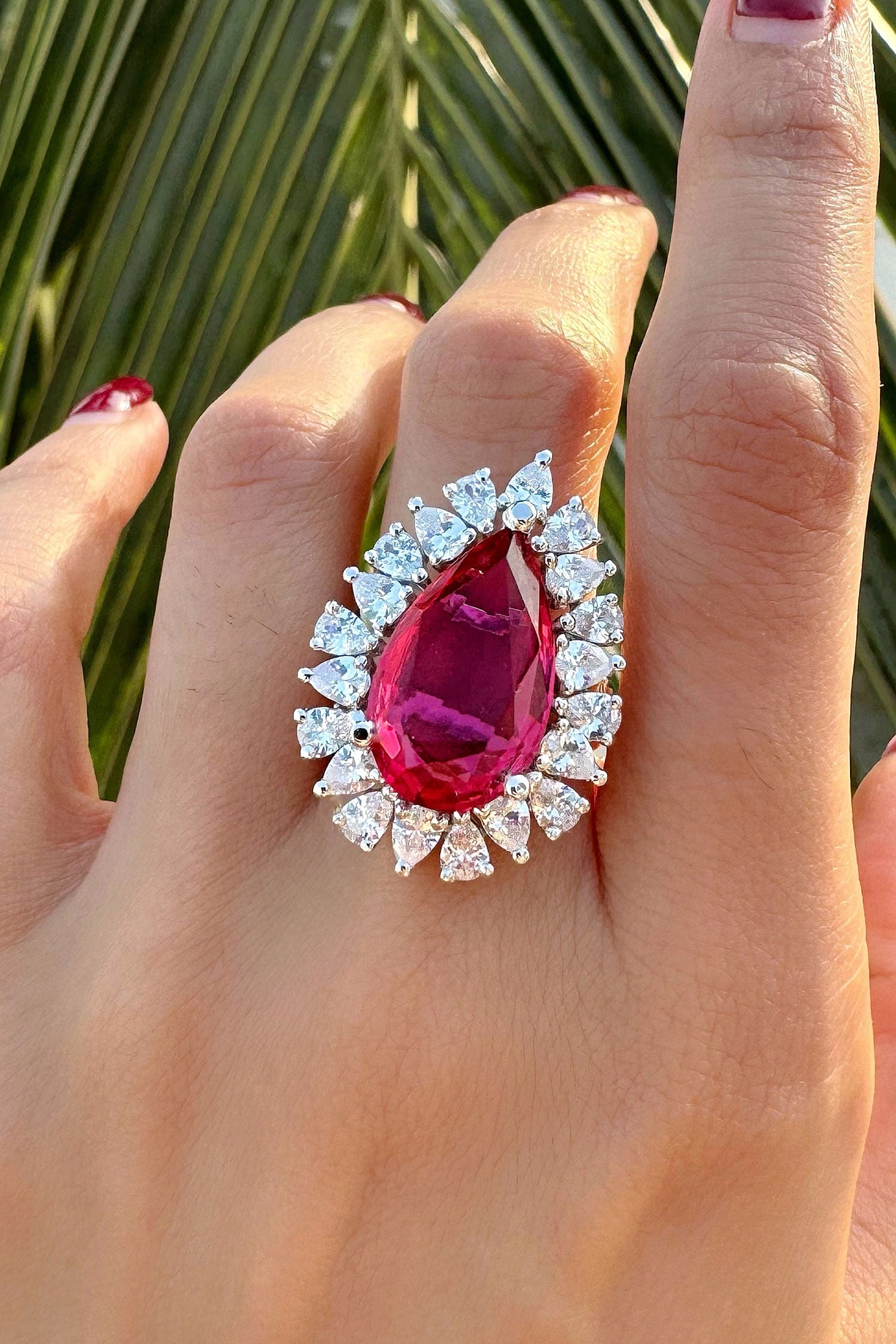 Designer Roselle Ring 