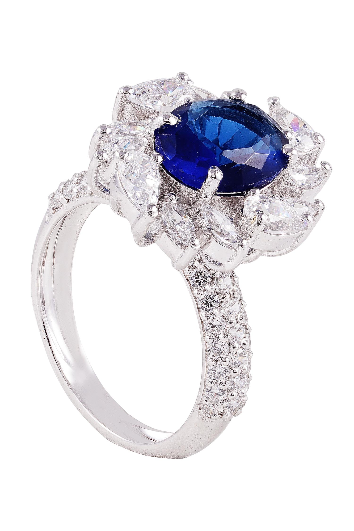 Valente Gem Blue Ring 