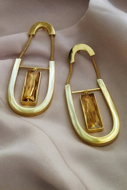 Zyla Swarovski Embellished Danglers 