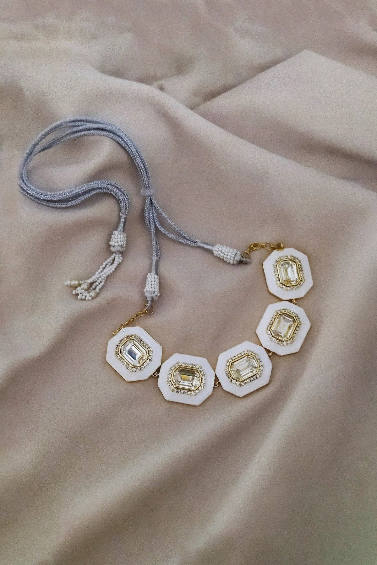 Swarovski Geometric Choker 