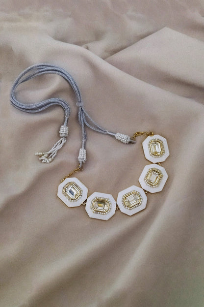 Swarovski Geometric Choker 