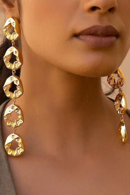 Textured Layered Earrings 