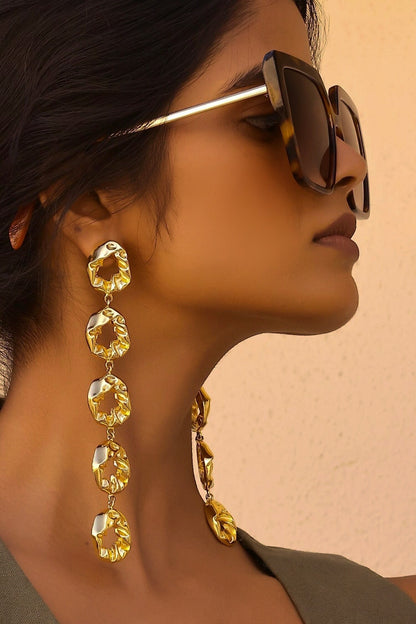 Textured Layered Earrings 