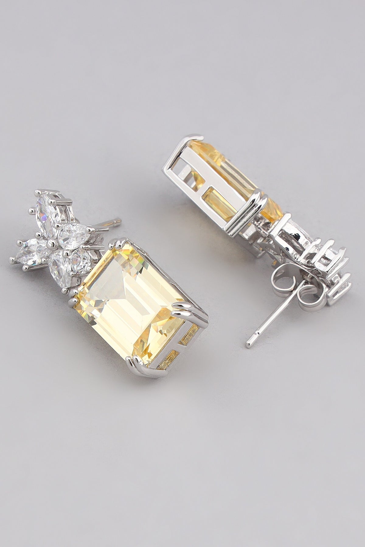 Yellow Sapphire Designer Earrings 