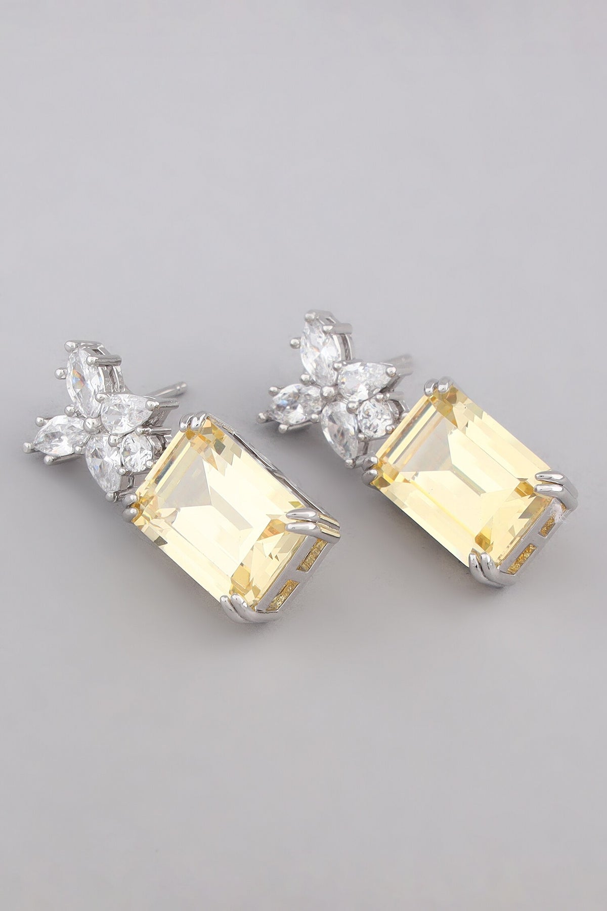Yellow Sapphire Designer Earrings 