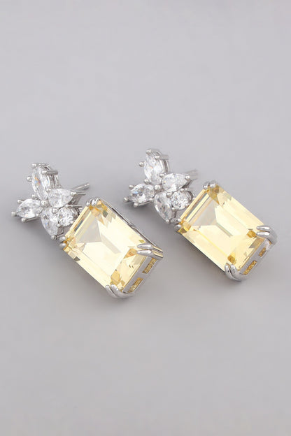 Yellow Sapphire Designer Earrings 
