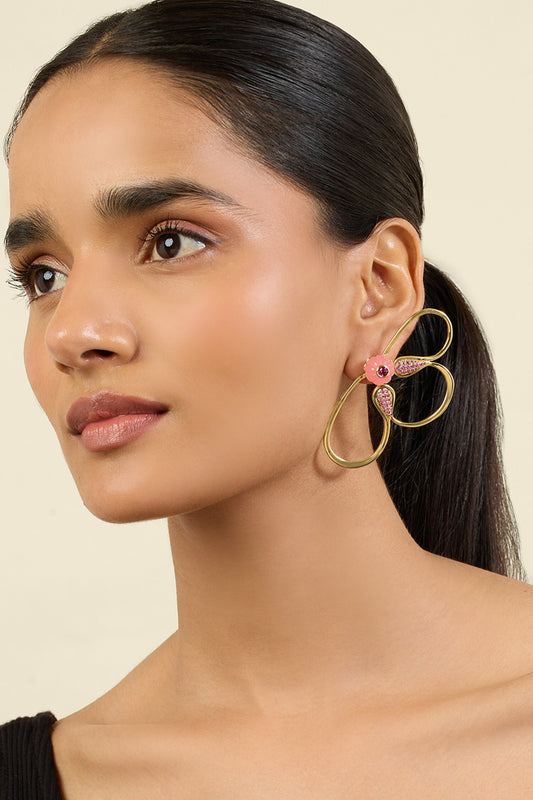 Petal Dusk Stud Earrings 