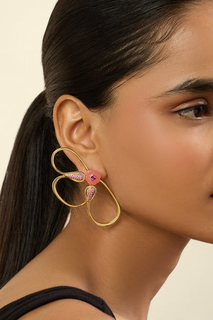 Petal Dusk Stud Earrings 
