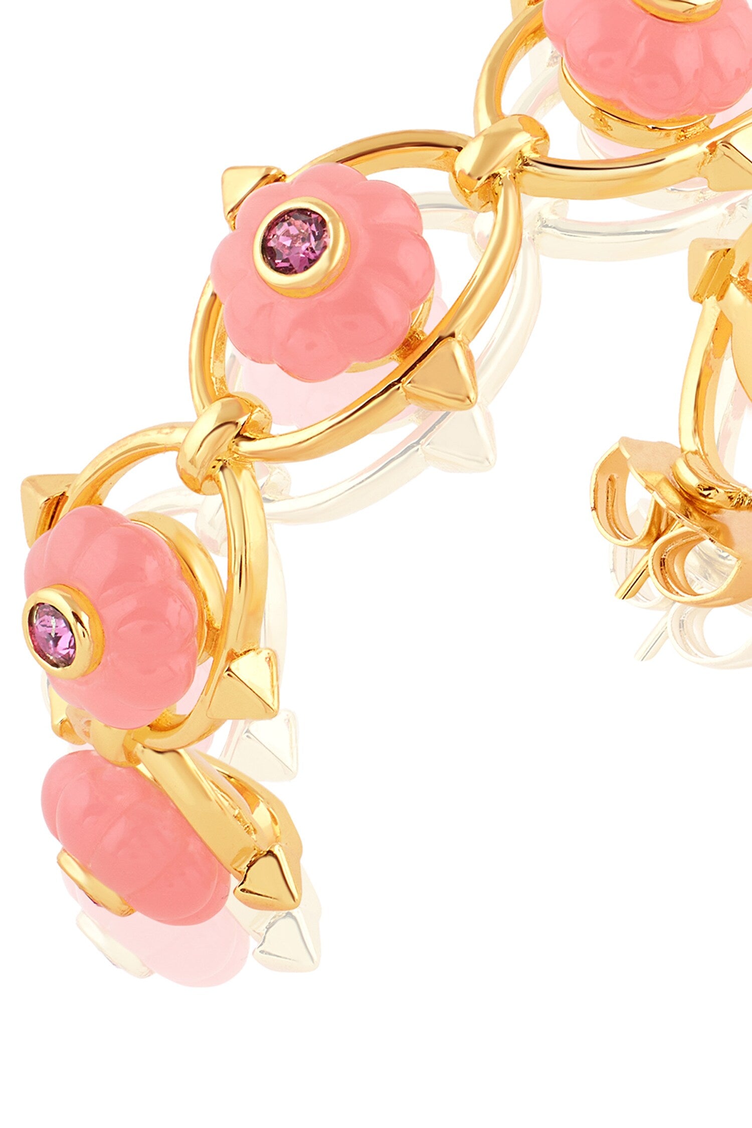 Twilight Bloom Hoop Earrings 