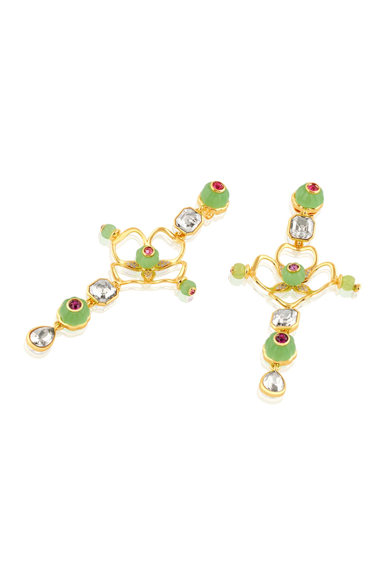 Botanic Brilliance Dangler Earrings 